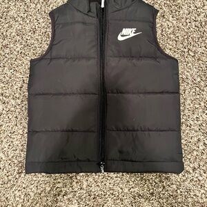 Nike Black Quilted Vest